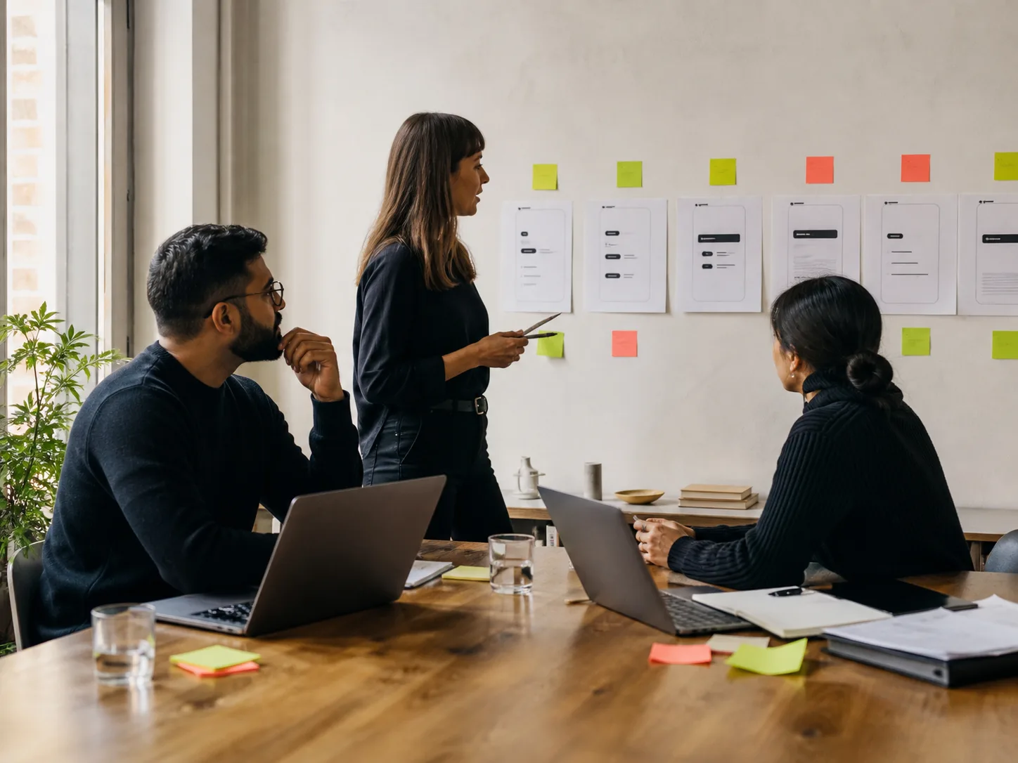 A focused digital product and growth team collaborating